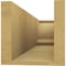 Ekena Millwork 6in. W x 6in. H x 24in. L Moab Woodgrain TimberThane Rafter Tail, Primed Tan RFTUR06X06X24MOARCPR - alternate 4